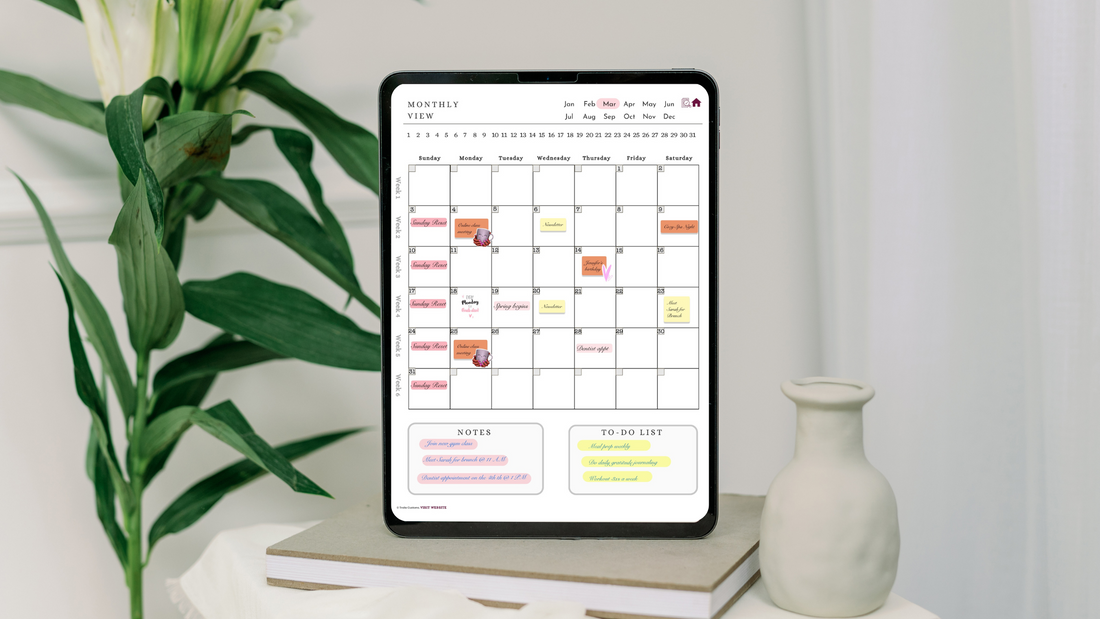 Your New Favorite Routine Hack: How Undated Digital Planners Keep You On Track