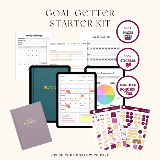 An all-in-one preview of the tool kit for habit-building and goal-focused routines.