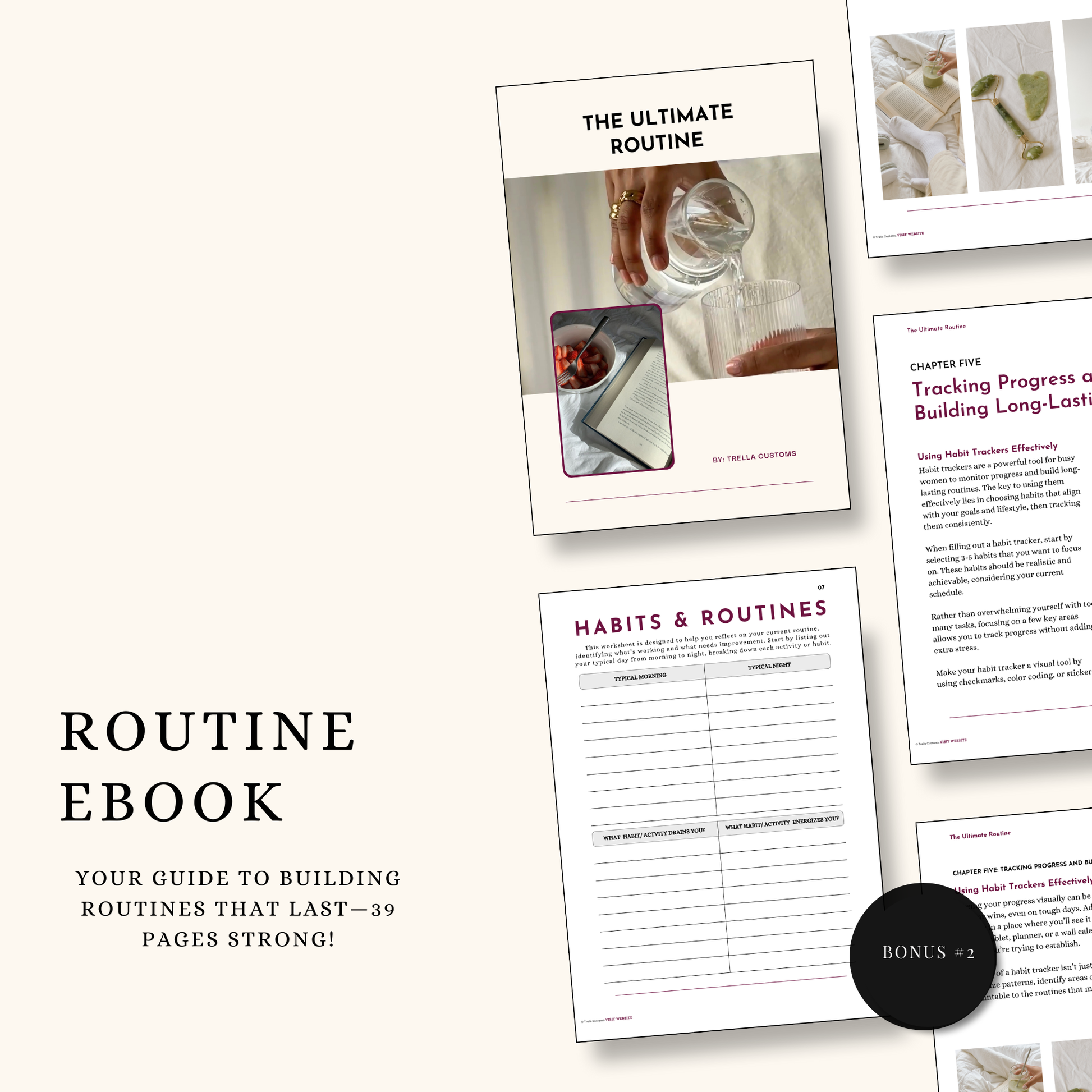 A 39-page guide to building consistent daily routines. 